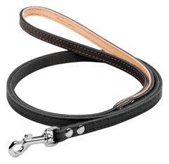 Collar LEAD - кожаный поводок для маленьких собак - Коричневый Petmarket