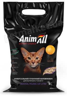 AnimAll UNIVERSAL - натуральний наповнювач з висівок злакових культур для домашніх тварин, 5 кг Petmarket