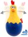 GiGwi Egg Цыпленок-неваляшка - игрушка для собак, 14 см
