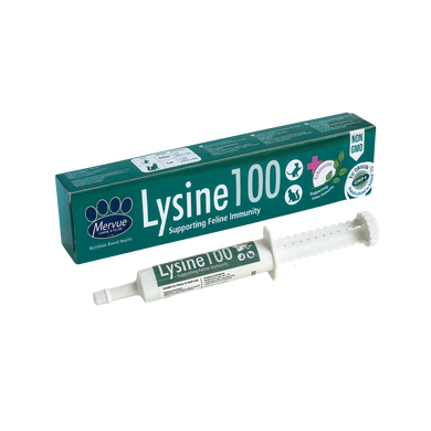 Mervue Lysine100 - паста для підтримки імунітету при герпесвірусній хворобі та ринотрахеїті у котів, 30 мл Petmarket