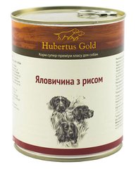 Hubertus Gold ЯЛОВИЧИНА з рисом - консерви для собак - 800 г % Petmarket