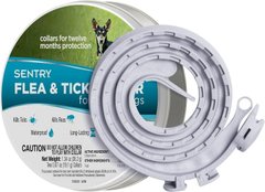 Sentry FLEA & TICK COLLAR SMALL - нашийник від бліх і кліщів для собак малих порід, 36 см - 2 шт. Petmarket