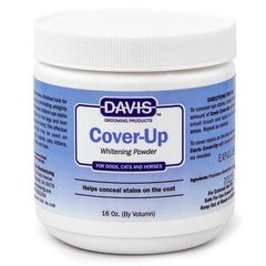 Davis COVER-UP Whitening Powder - маскуюча відбілююча пудра для собак і котів - 300 мл % Petmarket