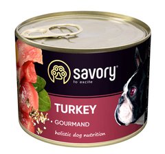 Savory Gourmand Turkey - Індичка - вологий корм для собак - 800 г Petmarket