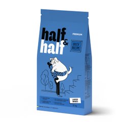 Half&Half Корм сухий для дорослих собак великих порід із яловичиною Petmarket