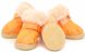 UGGS №0 ботинки с мехом для собак - 3,5x2,7 см, Оранжевый %