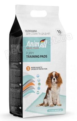 AnimAll ПEЛЮШКИ для собак та цуценят 60х90 см - 50 шт. Petmarket
