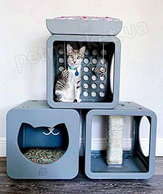 Jolly Pets Kitty Kasa Recreation - ігровий кубик для котів - Бірюзовий Petmarket