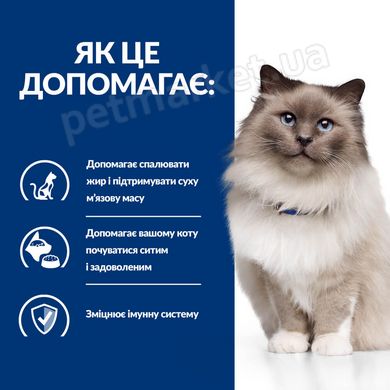 Hill's PD Feline R/D Weight Loss - лікувальний корм для котів з надмірною вагою - 3 кг % Petmarket