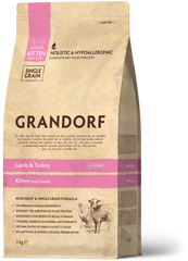 Grandorf KITTEN Lamb & Turkey - корм для кошенят (ягня/індичка) - 2 кг % Petmarket