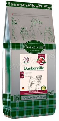 Baskerville Beef - беззерновий корм для собак всіх порід (яловичина) - 20 кг % Petmarket