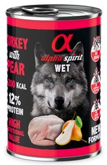 Alpha Spirit Turkey & Pear - консерви для собак (індичка/груша) Petmarket