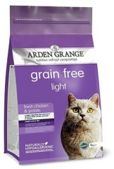 Arden Grange ADULT CAT Light - беззерновий корм для кішок з надмірною вагою і малоактивних котів - 4 кг % Petmarket