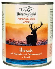 Hubertus Gold ОЛЕНИНА з пастернаком та лляною олією - консерви для собак - 800 г % Petmarket
