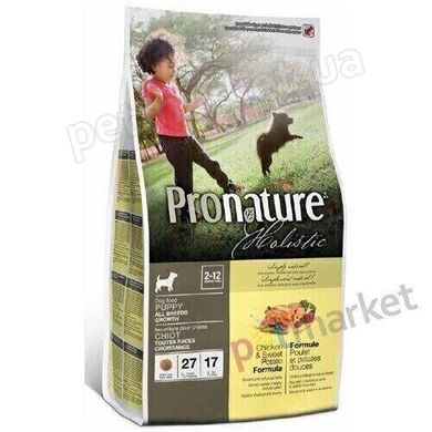 Pronature Holistic PUPPY Chicken & Sweet Potato - холістик корм для цуценят всіх порід (курка/батат) - 11,34 кг Petmarket