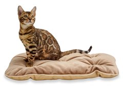 Harley and Cho TOMAS Beige - легка мобільна подушка для собак та котів - M 65х45 см Petmarket