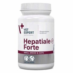 VetExpert HEPATIALE Forte Small Breed/Cat - капсули для поліпшення функцій печінки дрібних порід собак і кішок % Petmarket