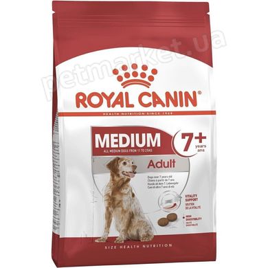 Royal Canin Medium ADULT 7 + - сухий корм для собак середніх порід старше 7 років - 4 кг % Petmarket