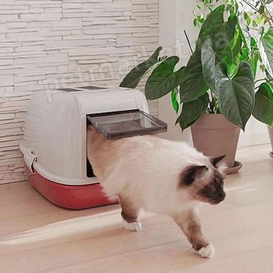 Ferplast MAGIX - закритий туалет для котів із системою просіювання наповнювача % Petmarket