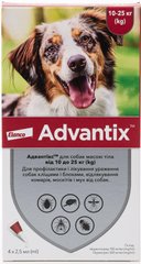 Bayer ADVANTIX - засіб від бліх і кліщів для собак 10-25 кг - 1 піпетка % Petmarket
