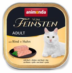 Animonda Vom Feinsten Adult Beef & Chicken - консервы для котов (говядина/курица) Petmarket