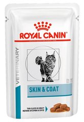 Royal Canin SKIN & COAT - лікувальний вологий корм для здоров'я шкіри та шерсті котів (шматочки в соусі) - 85 г % Petmarket