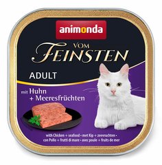 Animonda Vom Feinsten Adult Chicken & Seafood - консерви для котів (курка/морепродукти), 100 г Petmarket