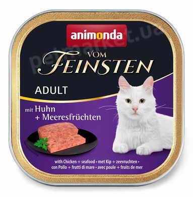 Animonda Vom Feinsten Adult Chicken & Seafood - консервы для котов (курица/морепродукты) Petmarket