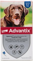 Bayer ADVANTIX - засіб від бліх і кліщів для собак понад 25 кг - 1 піпетка % Petmarket