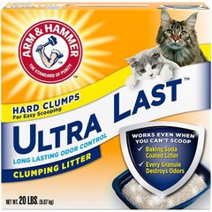 Arm&Hammer ULTRA LAST - комкующийся наполнитель для кошачьего туалета, ароматизированный - 18,14 кг Petmarket