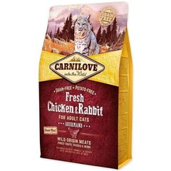 Carnilove FRESH CHICKEN & RABBIT Adult Cats Gourmand - беззерновий корм для кішок (курка/кролик) - 6 кг Petmarket