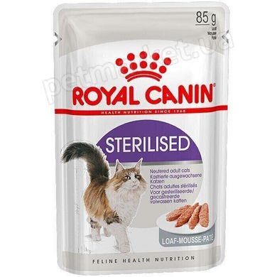 Royal Canin STERILISED Loaf (паштет) - влажный корм для стерилизованных кошек - 85 г Petmarket