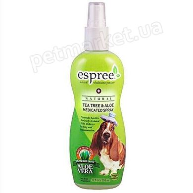 Espree TEA TREE & ALOE Medicated Spray - спрей з маслом чайного дерева і алое вера для собак % Petmarket