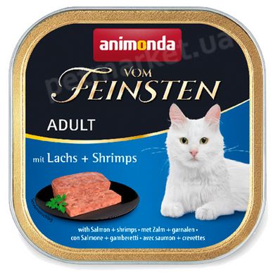 Animonda Vom Feinsten Adult Salmon & Shrimps - консерви для котів (лосось/креветки), 100 г Petmarket