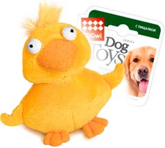 GiGwi Утенок - мягкая игрушка для собак, 11 см Petmarket