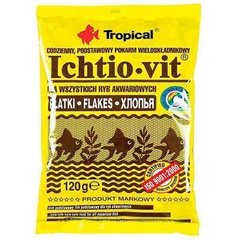Tropical ICHTIO-VIT - основной корм для всеядных аквариумных рыб - 100 г Petmarket