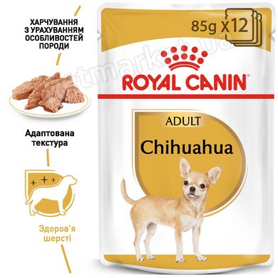 Royal Canin CHIHUAHUA Adult - вологий корм для собак породи чихуахуа (паштет) - 85 г % Petmarket