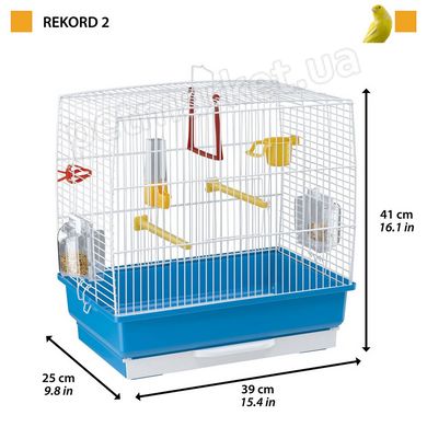 Ferplast REKORD 2 - клітка для маленьких папуг і птахів % Petmarket