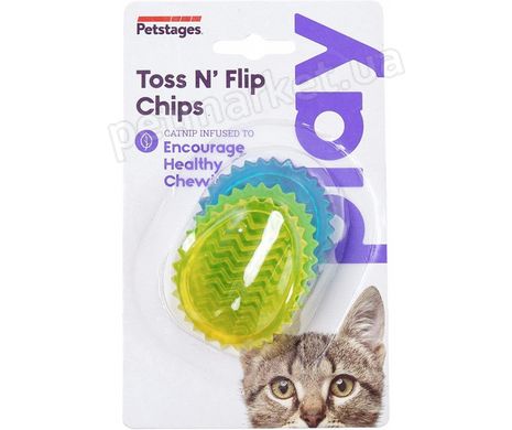 Petstages Toss n'Flip Chips - Чипсы для зубов - игрушка для кошек 4 шт. Petmarket