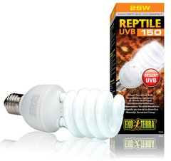 Exo-Terra REPTILE UVB150 26 Вт - ультрафіолетова лампа для рептилій, амфібій і птахів % Petmarket