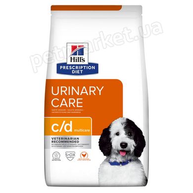Hill's PD Canine C/D Urinary Care - лікувальний корм для собак при сечокам'яній хворобі - 12 кг % Petmarket