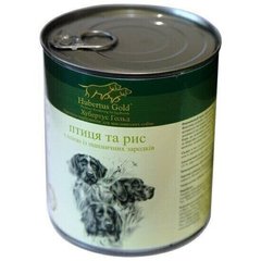 Hubertus Gold ПТИЦЯ з рисом і маслом зародків пшениці - консерви для собак - 800 г %. Petmarket
