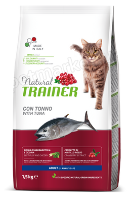 Trainer Natural ADULT with Tuna - корм для кішок (тунець) - 10 кг % Petmarket