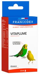 Francodex Vitaplume - харчова добавка для сприяння відростання пір'я у птахів - 15 мл Petmarket