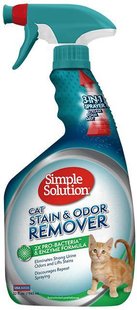 Simple Solution Cat Stain and Odor Remover - засіб для видалення запахів і плям від життєдіяльності кішок Petmarket