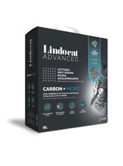 Lindocat Active Plus Carbon - комкуючий наповнювач з активованим вугіллям для котів - 6 л Petmarket