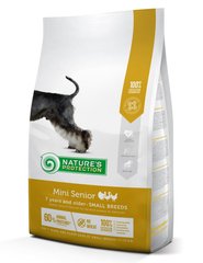 Nature's Protection Mini Senior корм для собак дрібних порід старше 7 років - 7,5 кг Petmarket