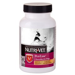 Nutri-Vet PET-EASE - Анти-стрес - добавка для собак - 60 табл. Petmarket