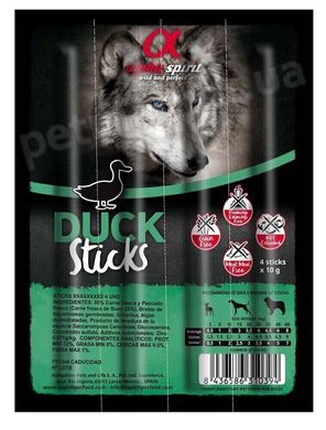 Alpha Spirit STICKS - полувлажное лакомство для собак и щенков - 30 стиков (коробка) - Прошутто Petmarket