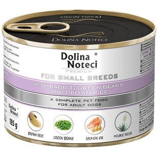 Dolina Noteci Premium - консерви для собак маленьких порід (кролик/квасоля/коричневий рис) - 185 г Petmarket